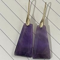 Simple Style Square Artificial Crystal Patchwork Women's Drop Earrings main image 5