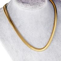 304 Stainless Steel Streetwear Plating Solid Color Necklace main image 4
