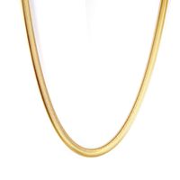 Edelstahl 304 Strassenmode Überzug Einfarbig Halskette sku image 9