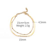 Estilo Simple Geométrico Acero Inoxidable Enchapado Pulsera sku image 10