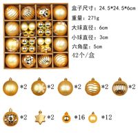 Décoration De Mode Boule Colorée Fête Sapin De Noël Suspendu Boule Pendentif sku image 10