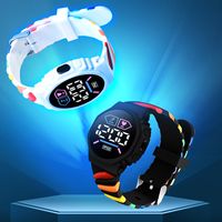 Cute Colorful Buckle Electronic Kids Watches main image 5