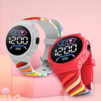 Cute Colorful Buckle Electronic Kids Watches main image 2