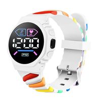 Cute Colorful Buckle Electronic Kids Watches main image 3
