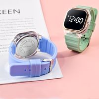 Cute Simple Style Solid Color Electronic Kids Watches main image 4