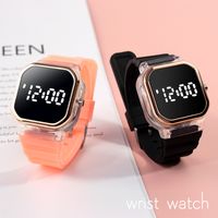 Cute Simple Style Solid Color Electronic Kids Watches main image 3
