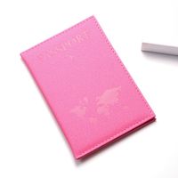 Unisex Solid Color Pu Leather Open Card Holders sku image 12