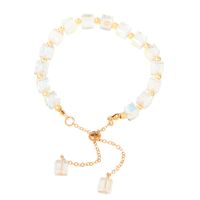 Ins Style Beach Simple Style Solid Color Natural Stone Beaded Bracelets sku image 1