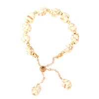 Ins Style Beach Simple Style Solid Color Natural Stone Beaded Bracelets sku image 3