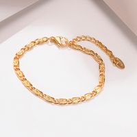 IG Style Casual Simple Style Geometric 201 Stainless Steel 18K Gold Plated Bracelets In Bulk main image 8