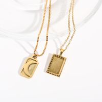 201 Stainless Steel 304 Stainless Steel Titanium Steel Gold Plated Ethnic Style Geometric Sun Moon Necklace main image 6