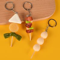 Cute Funny Food Pvc Unisex Bag Pendant Keychain main image 4