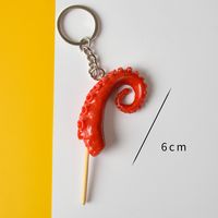 Cute Funny Food Pvc Unisex Bag Pendant Keychain sku image 13