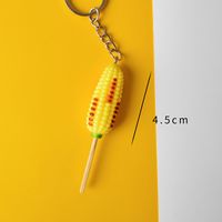 Cute Funny Food Pvc Unisex Bag Pendant Keychain sku image 10