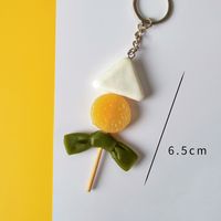 Cute Funny Food Pvc Unisex Bag Pendant Keychain sku image 11