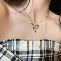 Simple Style Heart Shape Alloy Copper Plating Inlay Artificial Pearls Women's Layered Necklaces sku image 88