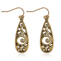 Vintage Style Geometric Metal Brass Plating Gold Plated Silver Plated Women's Drop Earrings sku image 4