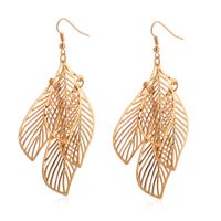 Vintage Style Geometric Metal Brass Plating Gold Plated Silver Plated Women's Drop Earrings sku image 7