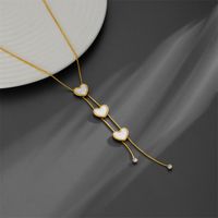 Titan Stahl Einfacher Stil Überzug Schmetterling Titan Stahl Halskette Mit Anhänger sku image 1