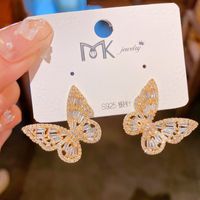 Fashion Butterfly Copper Plating Ear Studs 1 Pair sku image 4