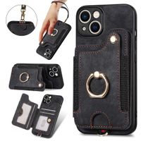 Vintage Style Solid Color Pu Leather    Phone Cases main image 1