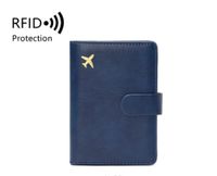 Unisex Solid Color Pu Leather Magnetic Buckle Card Holders sku image 1