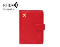 Unisex Solid Color Pu Leather Magnetic Buckle Card Holders sku image 4