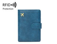 Unisex Solid Color Pu Leather Magnetic Buckle Card Holders sku image 7