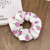 Fashion Flower Synthetic Fibre Pleated Hair Tie 1 Piece sku image 120