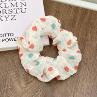 Fashion Flower Synthetic Fibre Pleated Hair Tie 1 Piece sku image 124