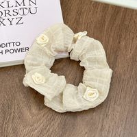 Fashion Flower Synthetic Fibre Pleated Hair Tie 1 Piece sku image 129