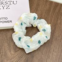 Fashion Flower Synthetic Fibre Pleated Hair Tie 1 Piece sku image 126