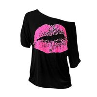 Women's T-shirt Half Sleeve T-shirts Printing Casual Mouth main image 3