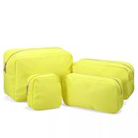 Women's Large All Seasons Nylon Canvas Solid Color Classic Style Embroidery Pillow Shape Zipper Cosmetic Bag main image 6