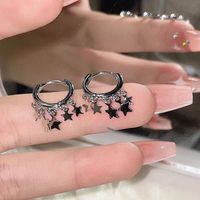 Simple Style Star Alloy Patchwork Women's Drop Earrings main image 5