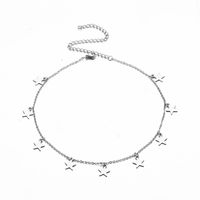 Simple Style Star Stainless Steel Women's Anklet sku image 1