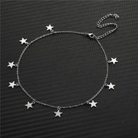 Simple Style Star Stainless Steel Women's Anklet main image 2