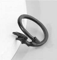 Einfacher Stil Toller Stil Flügel Legierung Unisex Offener Ring main image 2