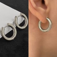 Fashion Geometric Copper Inlay Zircon Earrings 1 Pair sku image 2
