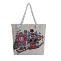 Women's Basic Cat Canvas Shopping Bags sku image 2