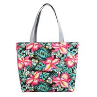 Women's Classic Style Flower Canvas Shopping Bags sku image 12