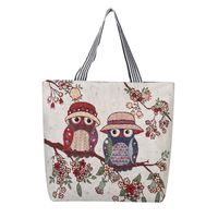 Women's Ethnic Style Letter Canvas Shopping Bags sku image 6