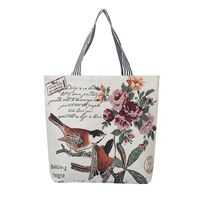 Women's Ethnic Style Letter Canvas Shopping Bags sku image 9