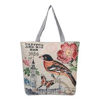 Women's Ethnic Style Letter Canvas Shopping Bags sku image 13