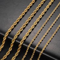 Einfacher Stil Twist Rostfreier Stahl Überzug Männer Halskette main image 7
