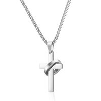 Hip-Hop Simple Style Cross Circle 304 Stainless Steel Polishing 18K Gold Plated Unisex Sweater Chain sku image 1