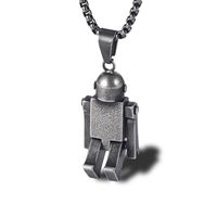 Hip-Hop Cool Style Robot 304 Stainless Steel Polishing Metal 18K Gold Plated Unisex main image 5