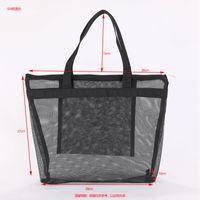 Fashion Solid Color Polyester Shopping Bags sku image 1