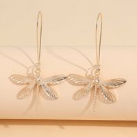 Ins Style Dragonfly Alloy Plating Women's Drop Earrings sku image 2
