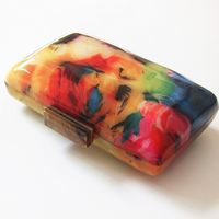 Pvc Arylic Oil Painting Square Evening Bags main image 5